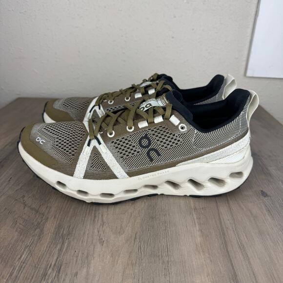 On Cloudsurfer Trail Running Shoe Hunter/Ice Womens size 10 - Picture 6 of 10